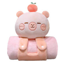 Spring Summer Office Naping Pillow Gift-apple on head L