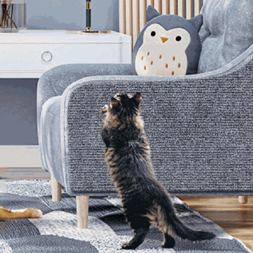 Reversible Cats Scratcher Pad Durability-Navy Blue 40 by 100 2