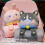 2 in 1 Plush Doll Cushions Blanket Foldable-Orange on head S 6