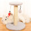 Round Sisal Cats Climbing Frame Detachable-Circular brown 3