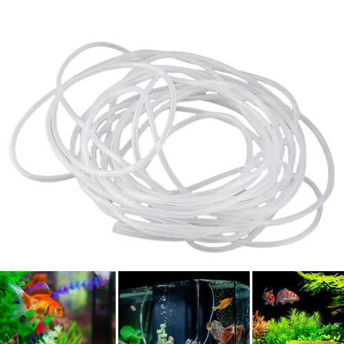 Weicher Silikon-Sauerstoffpumpenschlauch 4mm-6mm Aquarium 2