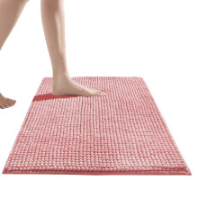 Premium Chenilles Bath Rug Floor Mat-Sakura Powder 60cmx90cm