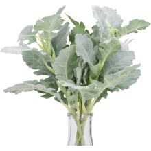 Artificial Frosted Lambs Ear Leaves for Home Wedding Party Baby Shower Decoration, Durable Reusable Silk Material Plastic Stem, Flexible Shaping for D