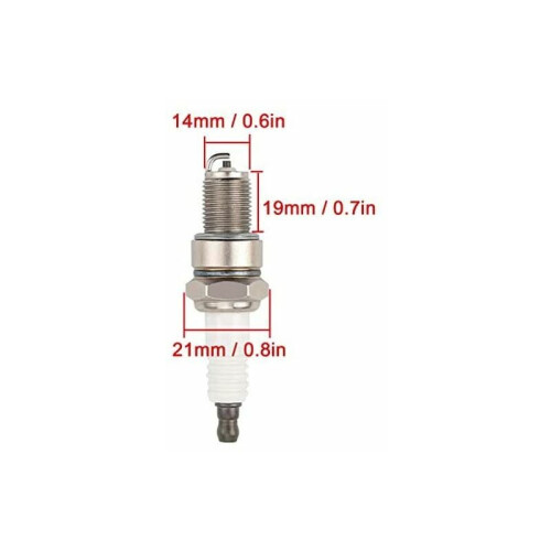 Spark Plugs Solid Terminal, Spark Plug With Good Reliability And High-temperature Resistance For Tractor Water Pump 1