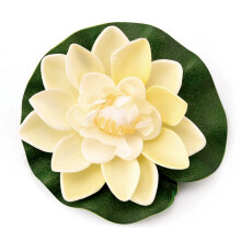 Floating Pond Decor Artificial Foam Lotus Flower For Ponds Water Lily Pond Plants Decor Durable