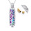 Memorial Necklace Ashes Container Locket Cremation Neck-color 6