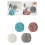 Kitchen Bathroom Hand Towel Balls with Hanging Loopes Microfiber 2