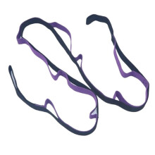 Yoga & Fitness Straps Purple Stretch Resistance Bands For Yoga, Pilates, Stretching Adjustable