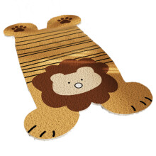 Absorbent PVC Bath Rug Playful Antislip Pattern Secure-liona A