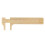 Portable Solid Copper Vernier Caliper 0-80mm Ruler for Archaeology 2
