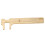 Portable Solid Copper Vernier Caliper 0-80mm Ruler for Archaeology 4