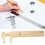 Portable Solid Copper Vernier Caliper 0-80mm Ruler for Archaeology 7