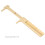 Portable Solid Copper Vernier Caliper 0-80mm Ruler for Archaeology 5