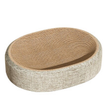 Cat Scratching Board Sisal Lounge Bed With NonSlip Base For Rest And Active Play In Apartment Living