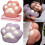 Cats Paws Pillow Quilts Double-Use Hand Warmer Folding-Red 2 3