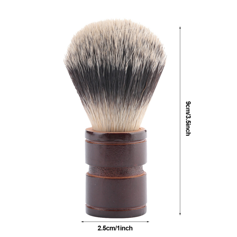 Beard Grooming Tool for Men Nylon Hair Mustache & Shaving Brush (3 Colours)