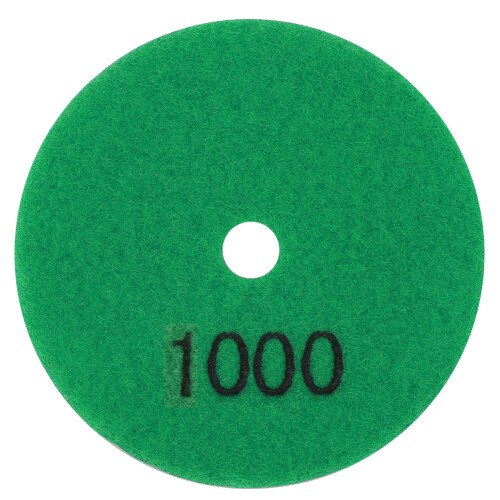 3-Zoll rundes Diamant-Polierpad 1000# Silber 1