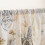 Durability Spring Pattern Curtain Enhances Homes-0.66mX0.61m 5