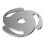 45 RPM Adapter Aluminum Multifunctional Stable Insert Solid Record Adapter For Home Professional DJ Indoor Silver 1