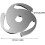 45 RPM Adapter Aluminum Multifunctional Stable Insert Solid Record Adapter For Home Professional DJ Indoor Silver 4