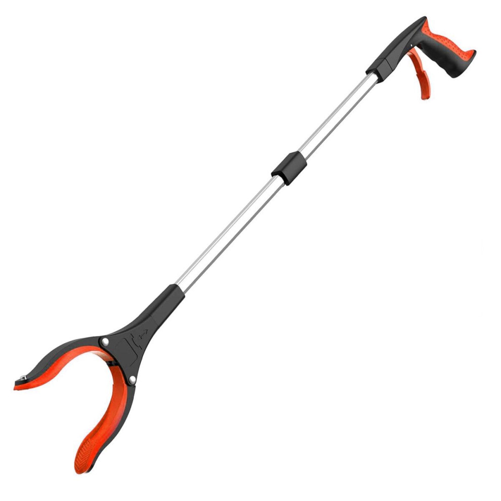 Ergonomic Trigger Handle Grabber with Built-in Magnet and 360 Rotating Head, Durable Foldable Reaching Tool for Elderly, Disabled, and Outdoor