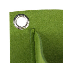 16 Pockets Vertical Wall Garden Bag 100*30cm Felt Planter Outdoor