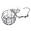Bird Feeder SquirrelProof Hangable Bird Feeders FatBall-Black 1
