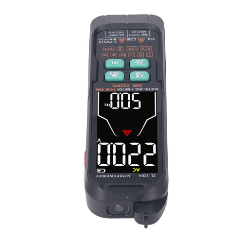 Smart Multimeter, Portable Size Color LCD Display Auto Ranging Rechargeable Battery with Multiple Functionality for Home Automotive Science Projects, 2