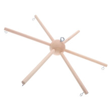 DIY Wooden Mobile Frame Kit: LegStable Base, Resilient Wood, MultiHanging Design For Nursery Mobiles And Wind Chimes