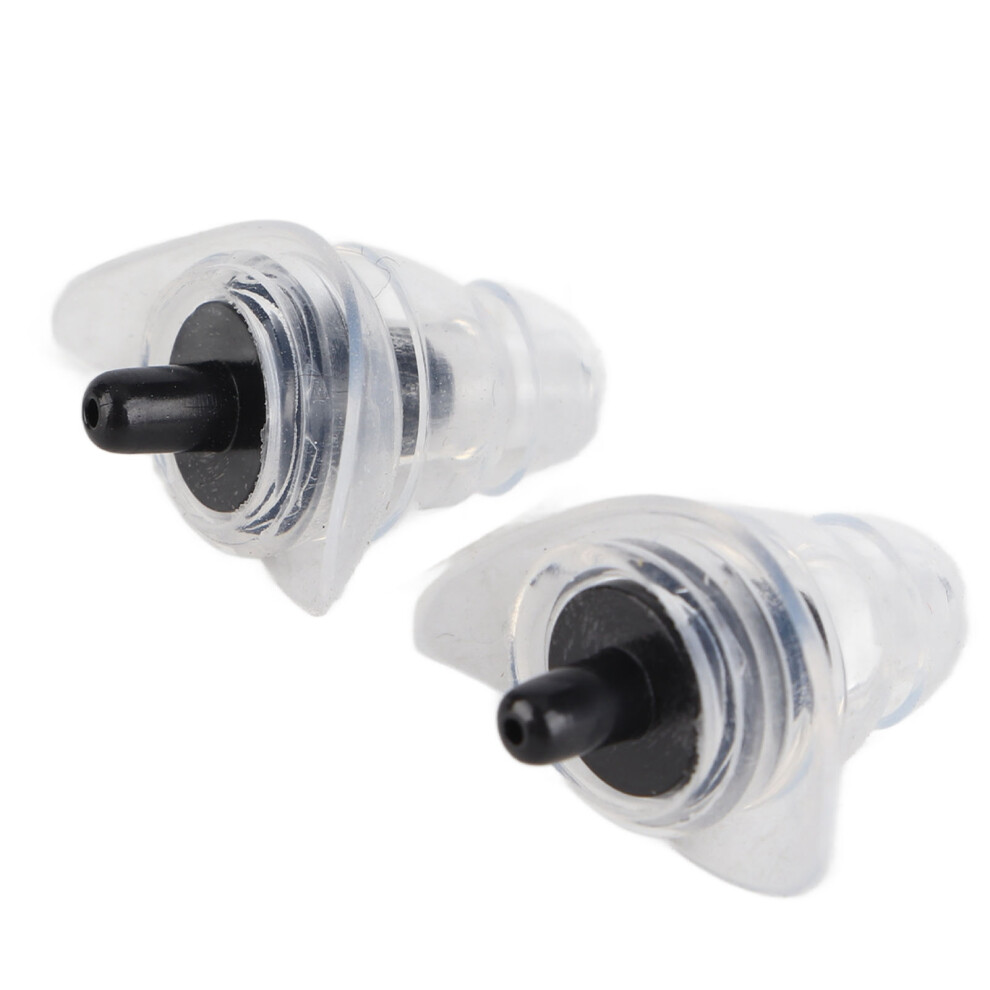 High Fidelity Black Earplugs 27Db For Concerts Festivals Safe Hearing 8751364165868
