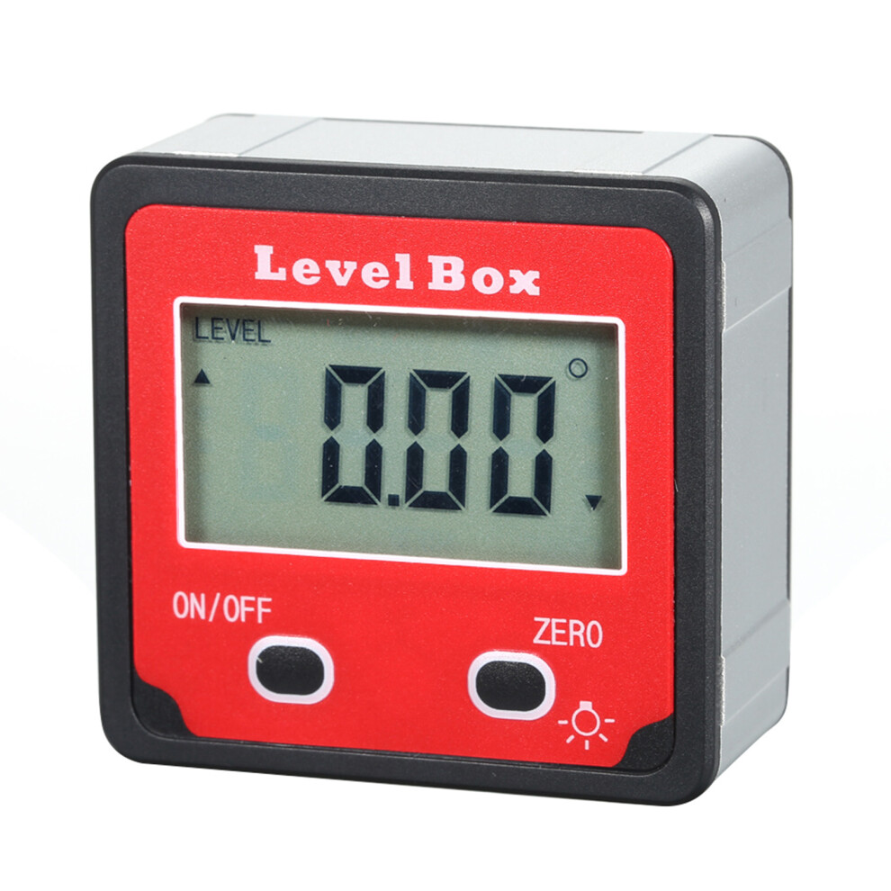 Digital Inclinometer With Backlight | Aluminum Alloy, 4X90 Range, Portable 4081364165440