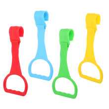 Bed Stand Up Rings 4pcs Crib Pull Up Rings Training Playpen For Boys and Girls Red Yellow Blue Green