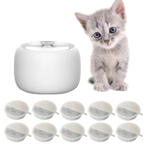 10PCS Cats Fountain Filter Replacement Foam Drinking 1