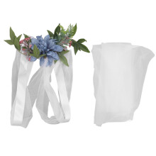Vintage Dusty Blue Roses For Elegant Wedding Aisles, Simple And Fashionable Design With Rich Layers, Suitable For Outdoor Weddings And Home Decoration