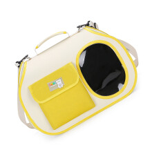 Dog Carrier Cats Sling Backpacks Bag Small Animal-Yellow