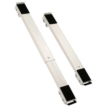 Adjustable Rolling Washer Stand: Mobile Base For Washing Machines, Refrigerators, Dryers, Dishwashers 300kg Load White