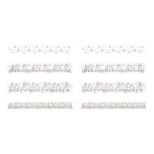 8pcs/set Safe And Environmentally Friendly Cake Stencil Set All
