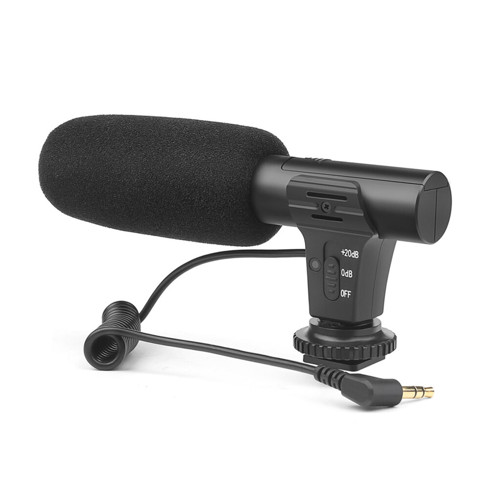 Precision Dv Microphone With 3.5Mm Jack & Hot Shoe Mount For Filming Black 4921364170672
