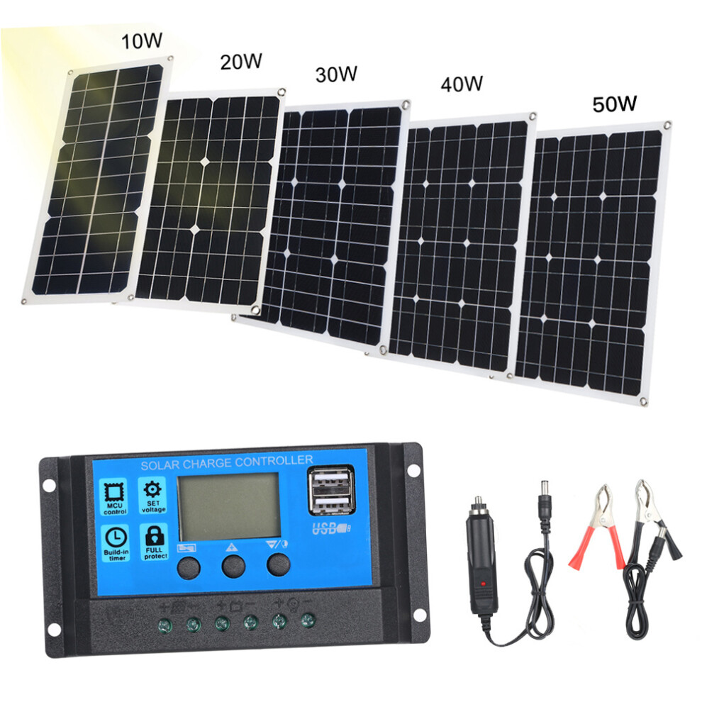 40A 12V/24V Pwm Solar Charge Controller With Usb 2.5A, Blue & Black 9321364170750