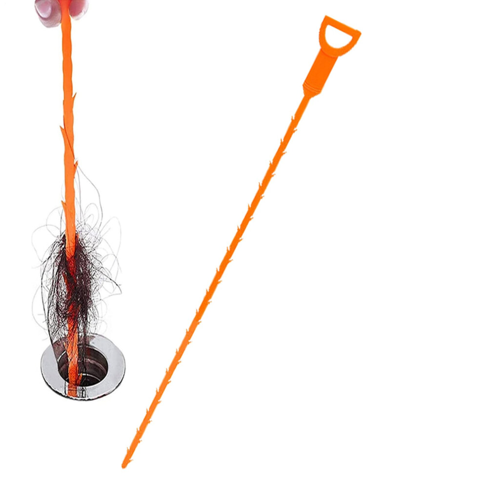 Drain Snake, Flexible Hair Blockage Removal Drain Cleaner For Kitchen And Bathroom Sinks, Pouch Included 9067246073152