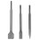 3pcs Concrete Demolition Chisel Set for Electric Hammer, 40mm Diameter 2