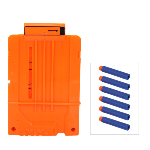 Dart-Magazin 6-Dart orange 8212,5 cm 2