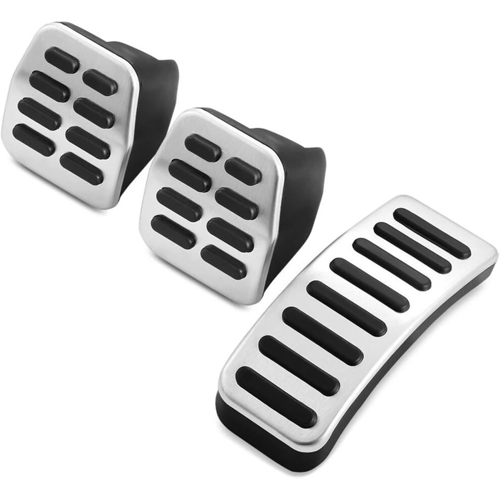 Car Pedal Covers Stainless Steel Pedal Pads Foot Rest Mt Without Rest A 9105992431724