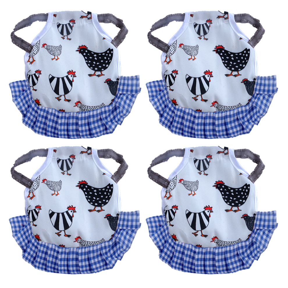 Chicken Saddle, Breathable Fabric Poultry Protector with Elastic Strap, Ensuring Safety and Comfort for Feather Regrowth