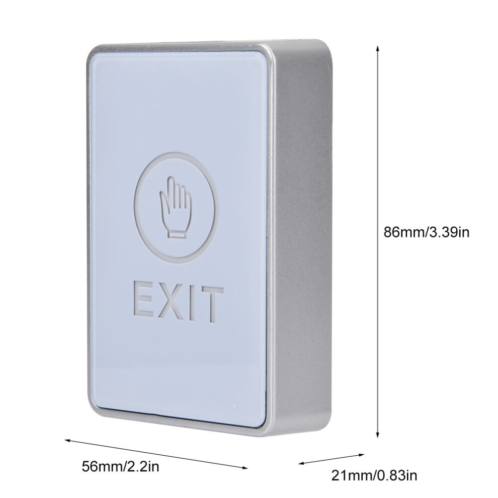 Dk-920C Door Access Control Exit Push Button Switch Â Durable Acrylic, 56X86x21mm 3701364170893
