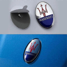 Kompatibel mit Maserati-Motorhaubenemblem, Emblem der vorderen Motorabdeckung, Motorhaubenmarkierung