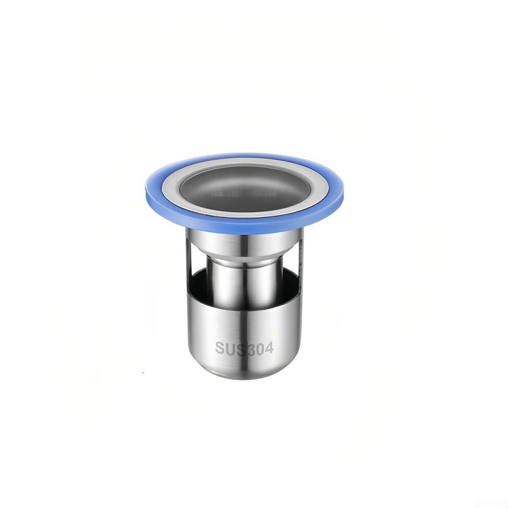 Stainless Steel Floor Drain Core With Deodorant Cover And Backflow Preventer For 3255Mm Bathroom Drainage D3255 6Cm 9339159480380