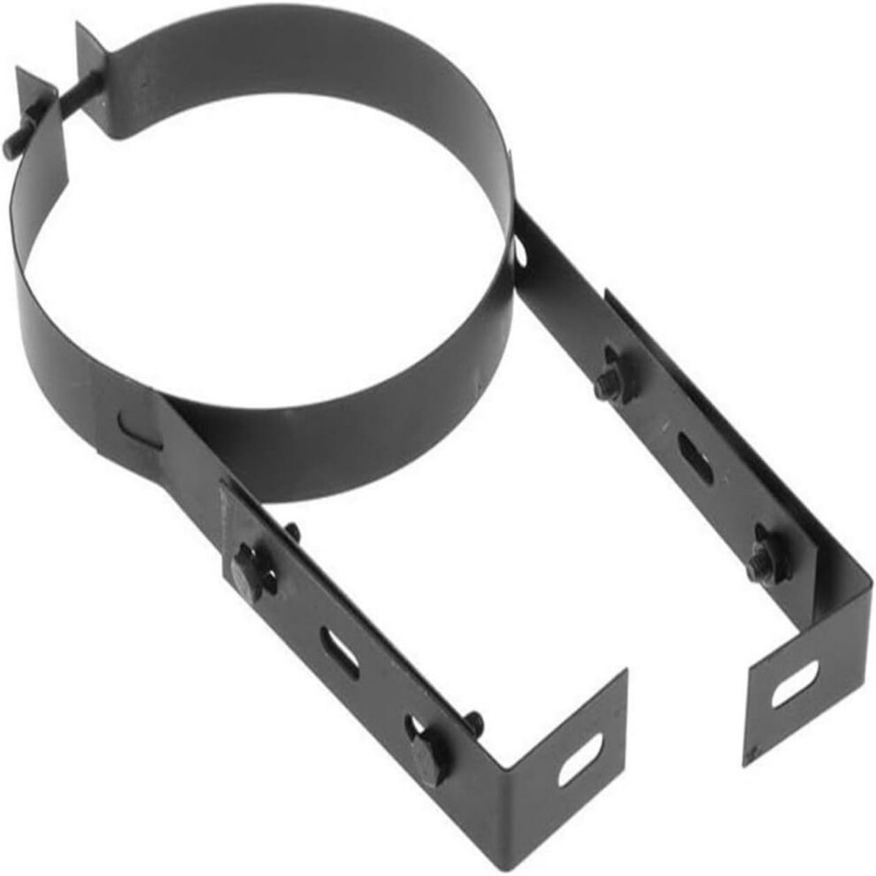 Adjustable Flue Bracket Stainless Steel Chimney Pipe Support Clamp For Stove Or Fireplace Vent Installation 200Mm 9339159480441