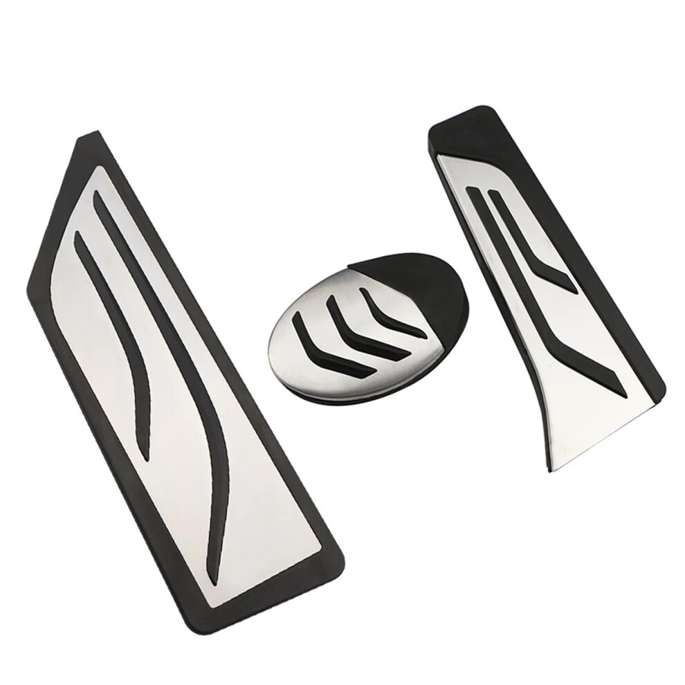 Car Pedal Covers For X1 F48 20152023 Stainless Steel Gas Brake Pedal Covers With Foot Rest Auto Transmission 9339159480663