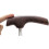 Retractable Solid Wood Walking Cane For Elderly Lightweight Adjustable Height Non Slip Tip 5